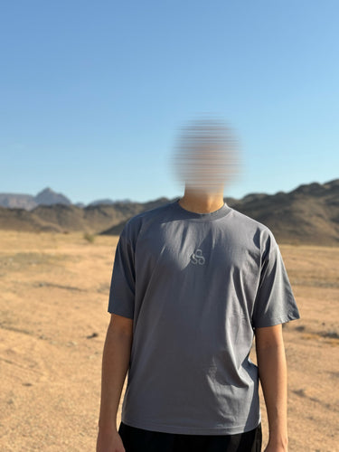 T-Shirt brodé Sawmah Gris