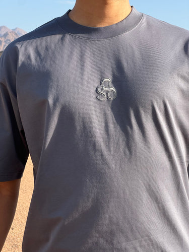 T-Shirt brodé Sawmah Gris