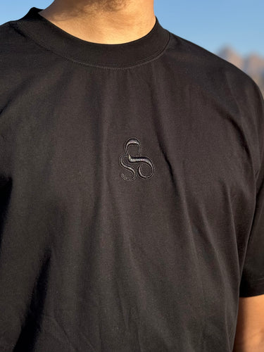 T-Shirt brodé Sawmah Noir