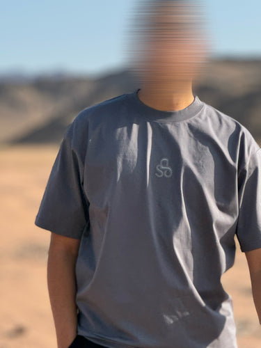T-Shirt brodé Sawmah Gris