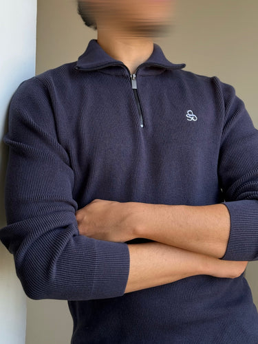 Pull Jabal d'Hiver Bleu Marine