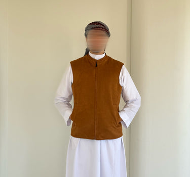 Veste Najm Luxe Caramel/Bleu Marine